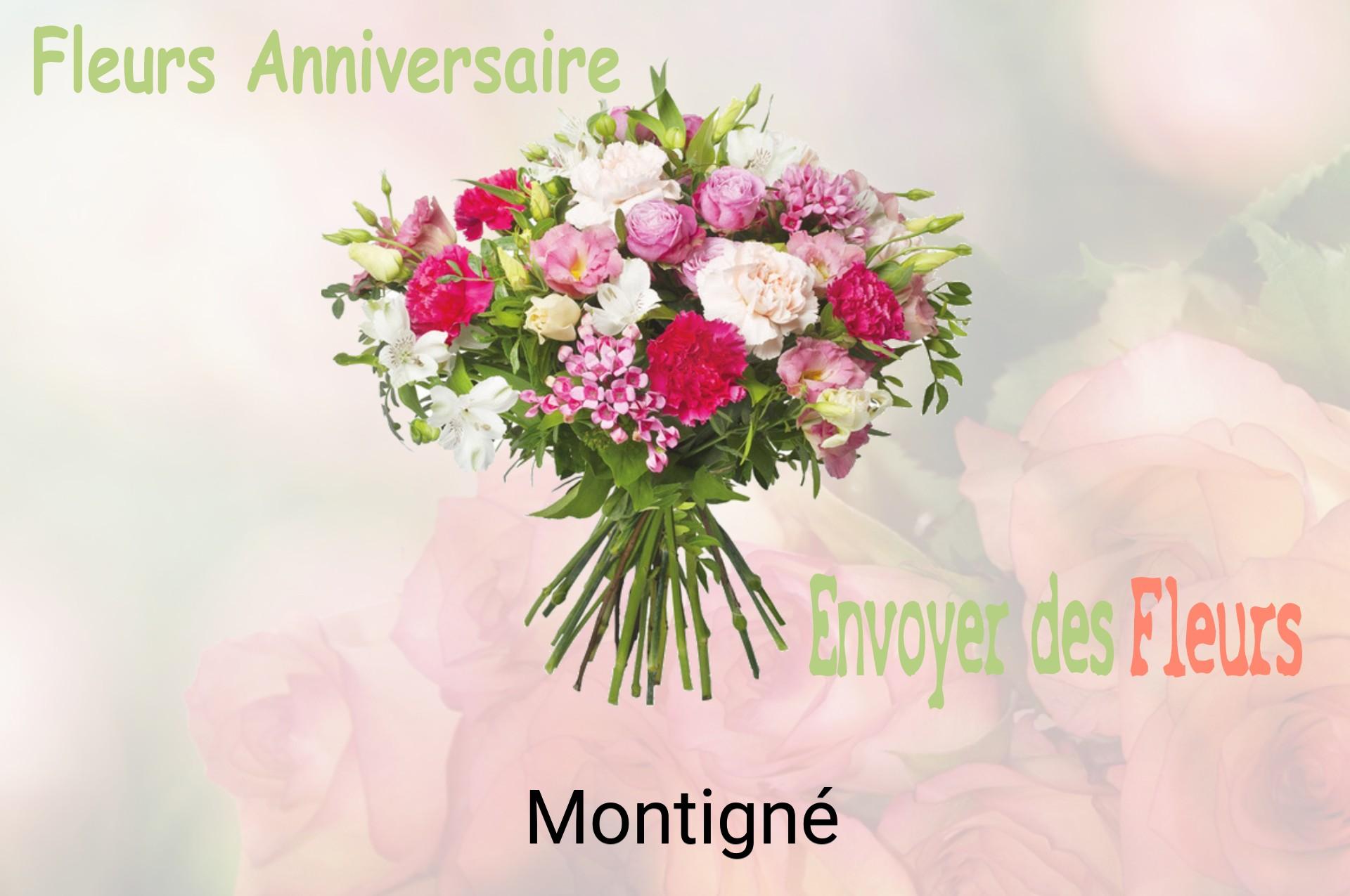 Bouquet de fleurs d’anniversaire livré à Montigné