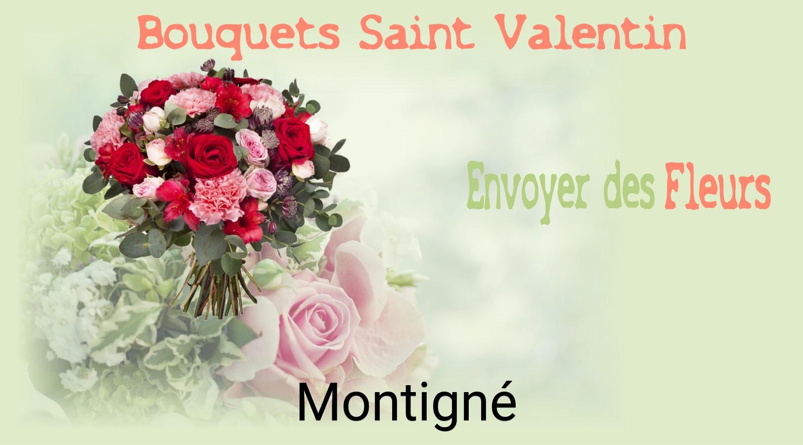 Roses de Saint-Valentin livrées à Montigné